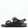 Γυναικεία Flats Buckle.Milano Μαύρο Δέρμα Λαδερό Birkenstock Γυναικεία Flats Buckle.Milano Μαύρο Δέρμα Λαδερό Birkenstock