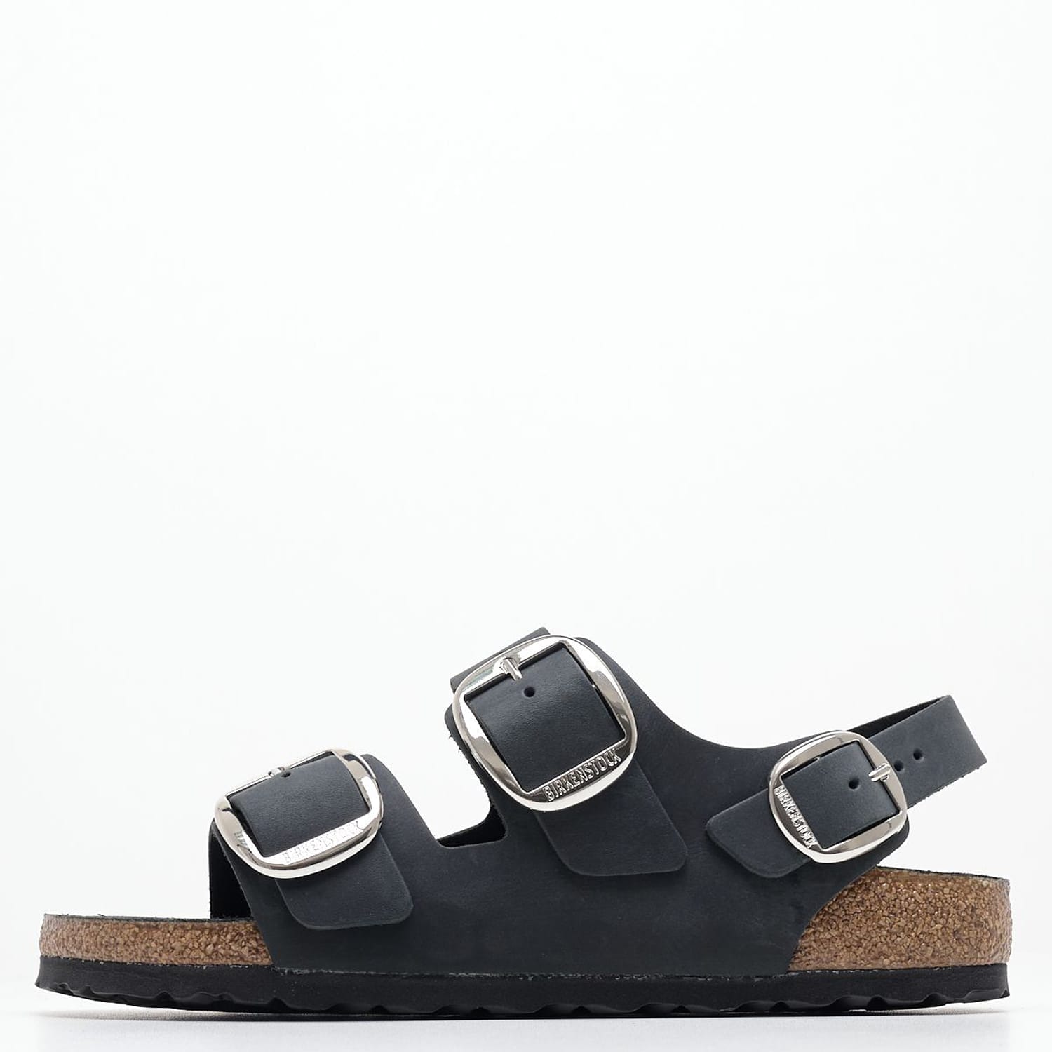 Γυναικεία Flats Buckle.Milano Μαύρο Δέρμα Λαδερό Birkenstock Γυναικεία Flats Buckle.Milano Μαύρο Δέρμα Λαδερό Birkenstock