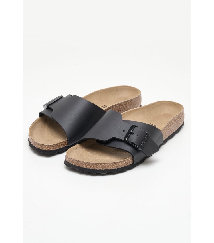 Women Flats Catalina.Bf Black ECOleather Birkenstock