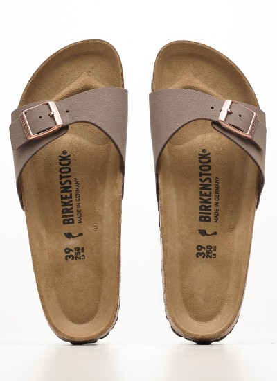 Γυναικεία Flats Madrid.Bf Μπρονζέ ECOleather Birkenstock