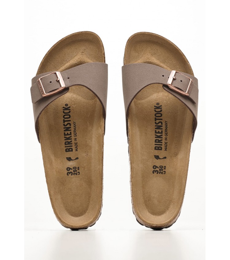 Women Flats Mc.Madrid Brown ECOleather Birkenstock