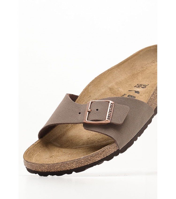 Women Flats Mc.Madrid Brown ECOleather Birkenstock