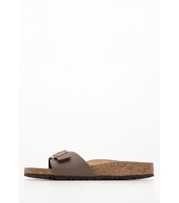 Women Flats Mc.Madrid Brown ECOleather Birkenstock