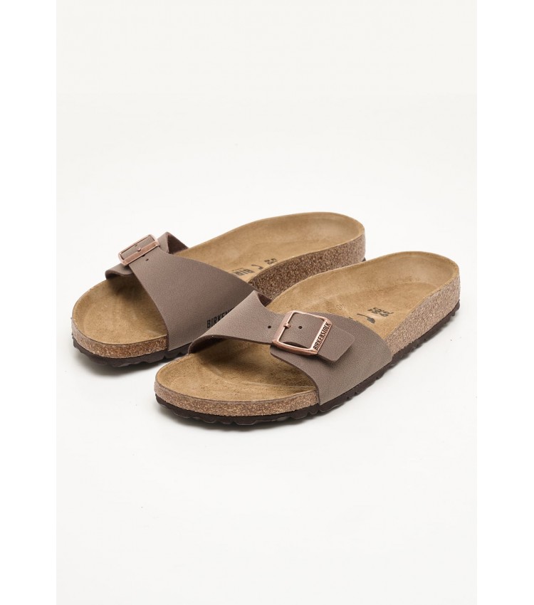 Women Flats Mc.Madrid Brown ECOleather Birkenstock