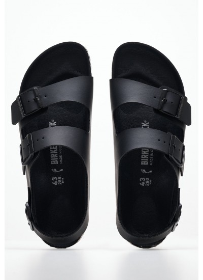 Ανδρικά Παπούτσια Δετά M4972.GLM Μαύρο Δέρμα Boss shoes