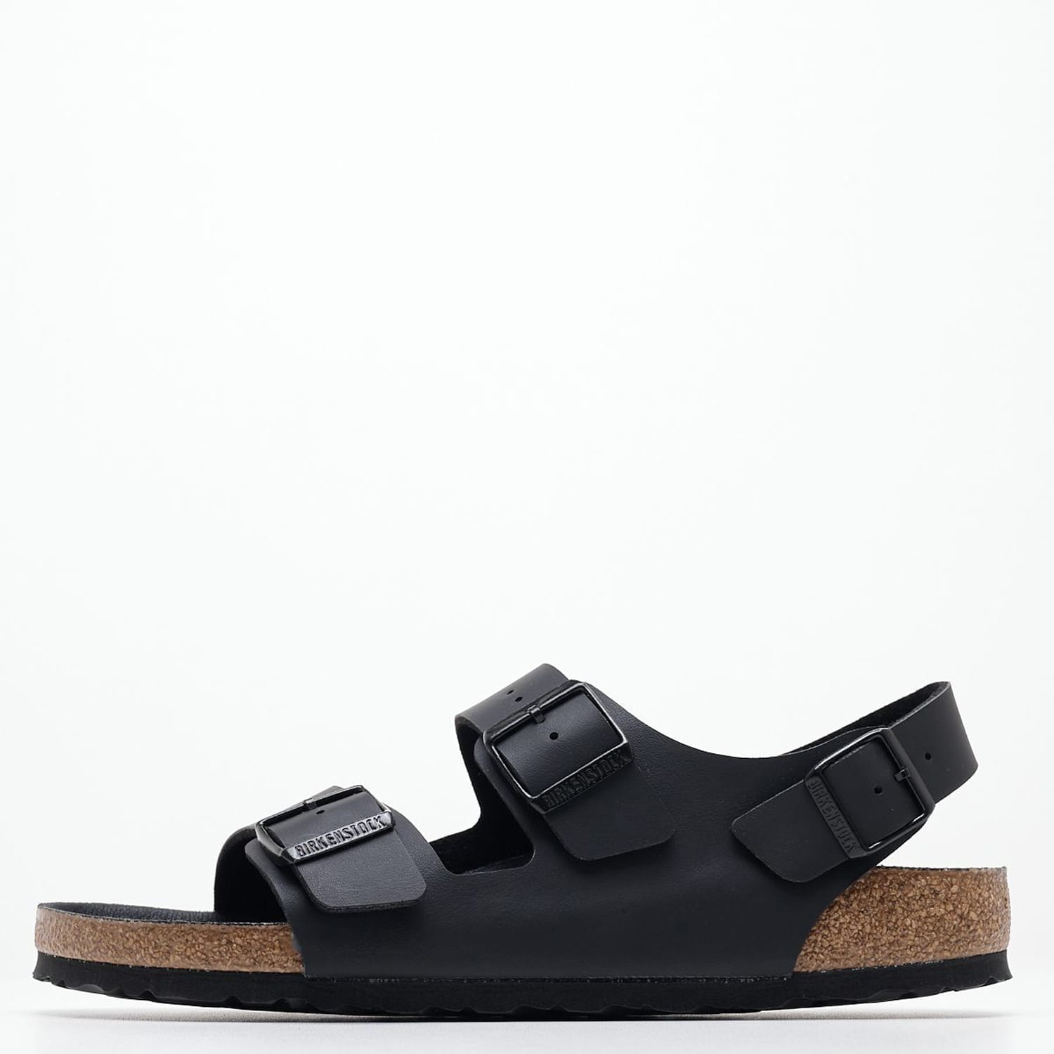 Ανδρικές Σαγιονάρες & Πέδιλα Milano.Bf Μαύρο ECOleather Birkenstock Ανδρικές Σαγιονάρες & Πέδιλα Milano.Bf Μαύρο ECOleather Birkenstock