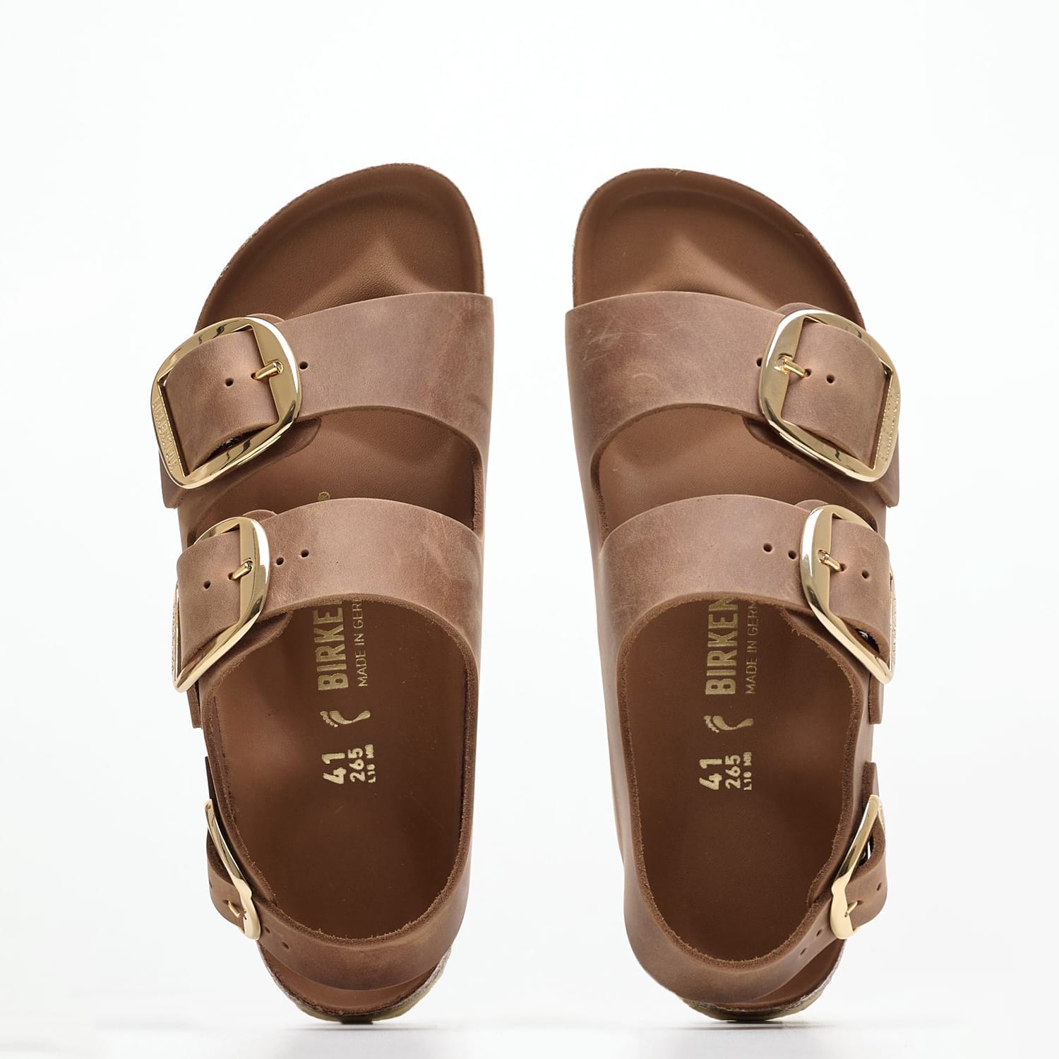 Γυναικεία Flats Milano.Hex Ταμπά Δέρμα Λαδερό Birkenstock