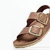 Γυναικεία Flats Milano.Hex Ταμπά Δέρμα Λαδερό Birkenstock Γυναικεία Flats Milano.Hex Ταμπά Δέρμα Λαδερό Birkenstock