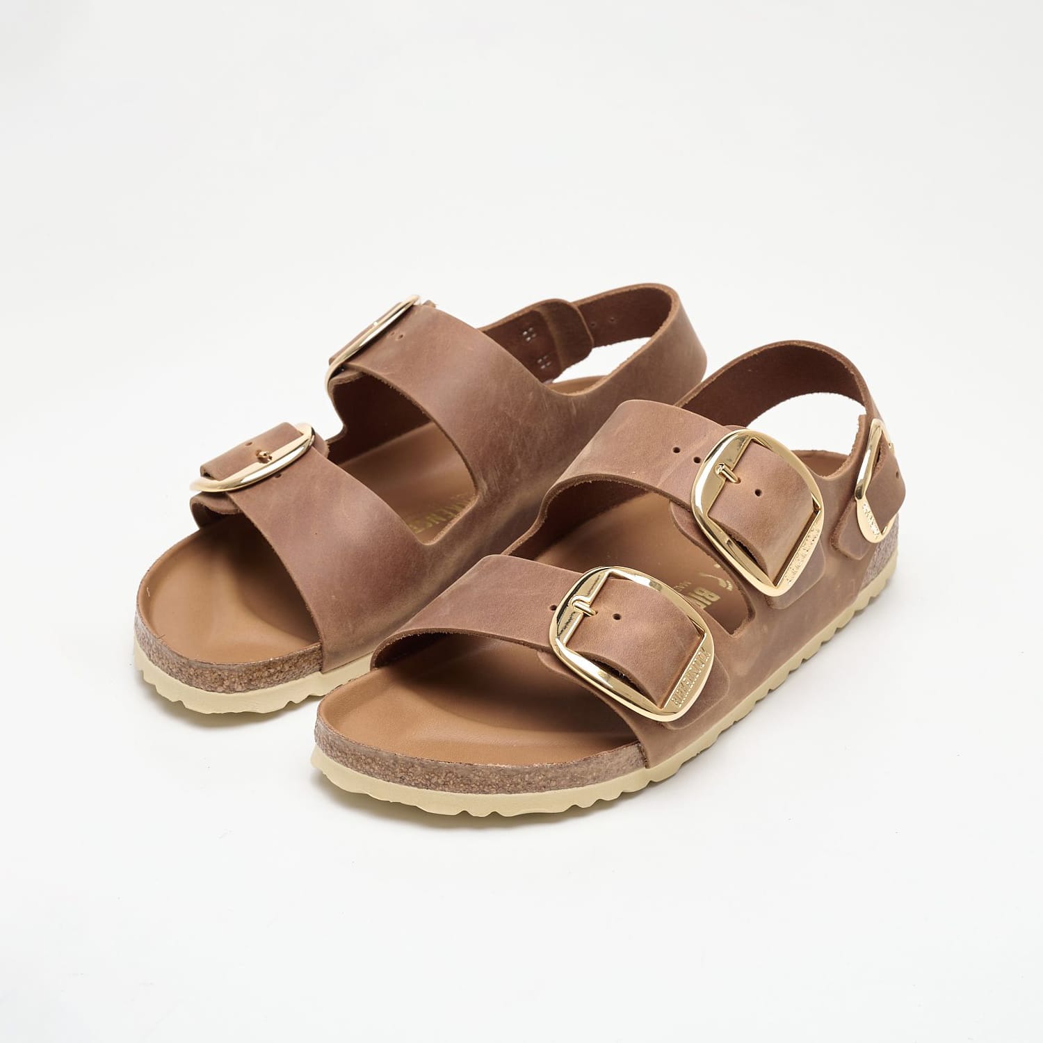 Γυναικεία Flats Milano.Hex Ταμπά Δέρμα Λαδερό Birkenstock Γυναικεία Flats Milano.Hex Ταμπά Δέρμα Λαδερό Birkenstock