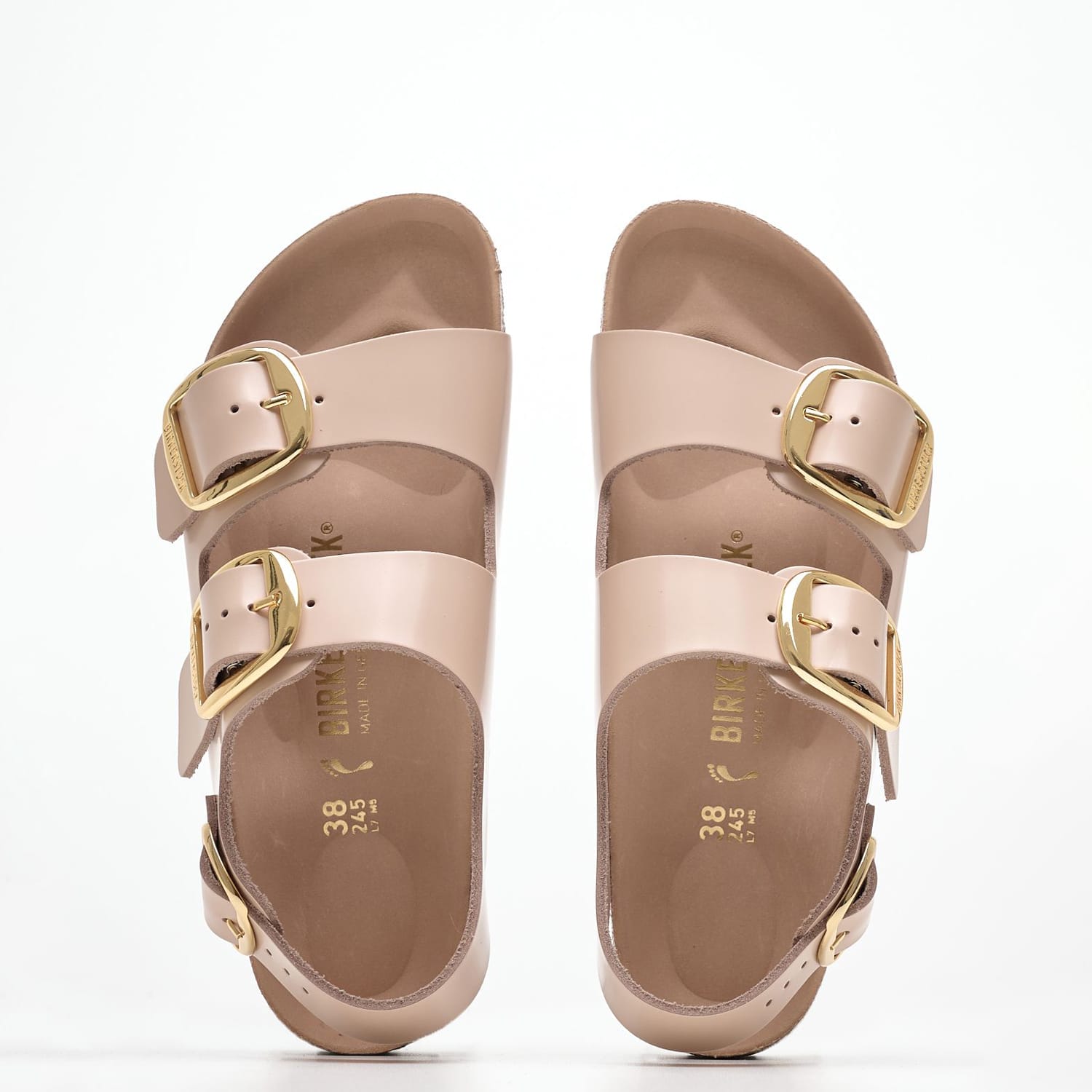 Γυναικεία Flats Milano.Lena Nude Δέρμα Birkenstock