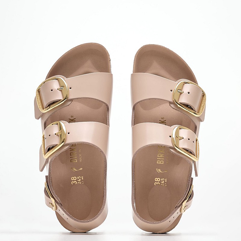 Γυναικεία Flats Milano.Lena Nude Δέρμα Birkenstock
