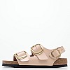 Γυναικεία Flats Milano.Lena Nude Δέρμα Birkenstock Γυναικεία Flats Milano.Lena Nude Δέρμα Birkenstock