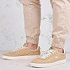 Ανδρικά Παπούτσια Casual Baseshot.124 Μπεζ Δέρμα Καστόρι Lacoste Casual - Sneakers Lacoste Baseshot.124-Beige