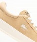 Men Casual Shoes Baseshot.124 Beige Buckskin Lacoste