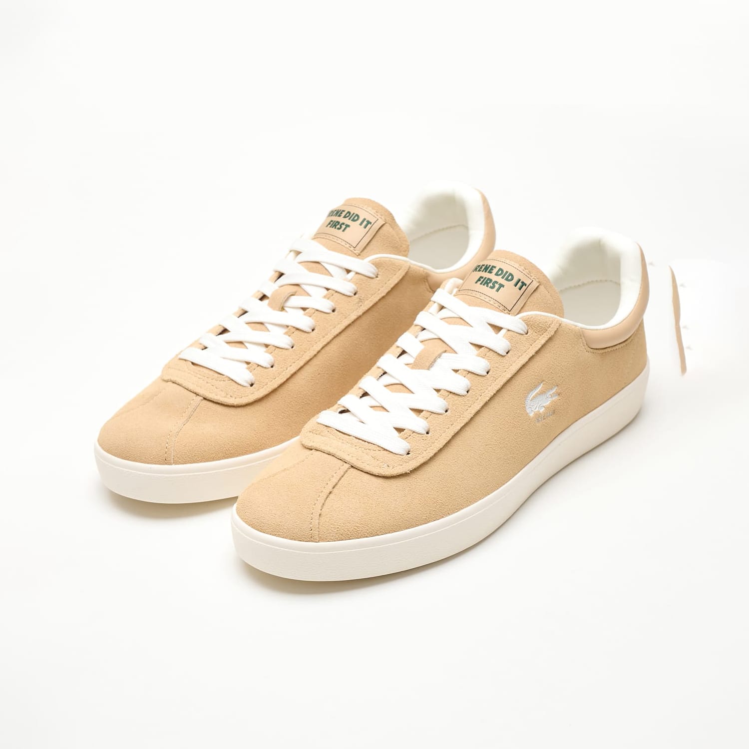 Ανδρικά Παπούτσια Casual Baseshot.124 Μπεζ Δέρμα Καστόρι Lacoste Ανδρικά Παπούτσια Casual Baseshot.124 Μπεζ Δέρμα Καστόρι Lacoste