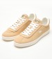 Men Casual Shoes Baseshot.124 Beige Buckskin Lacoste