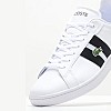 Ανδρικά Παπούτσια Casual Carnaby.Cgr1 Άσπρο Δέρμα Lacoste Ανδρικά Παπούτσια Casual Carnaby.Cgr1 Άσπρο Δέρμα Lacoste
