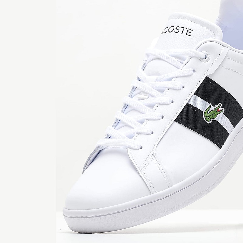 Ανδρικά Παπούτσια Casual Carnaby.Cgr1 Άσπρο Δέρμα Lacoste