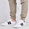 Ανδρικά Παπούτσια Casual Carnaby.Cgr1 Άσπρο Δέρμα Lacoste Casual - Sneakers Lacoste Carnaby.Cgr1-White