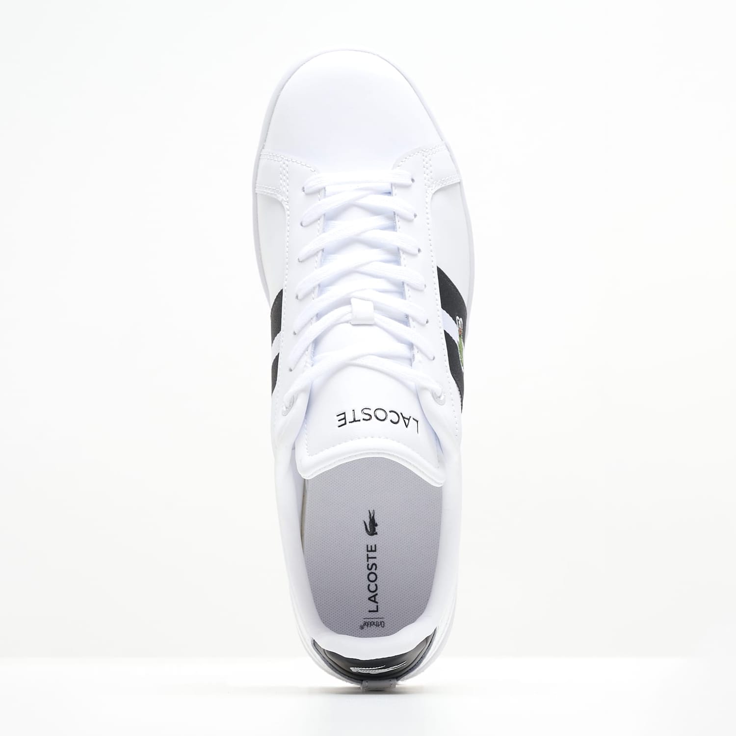 Ανδρικά Παπούτσια Casual Carnaby.Cgr1 Άσπρο Δέρμα Lacoste Ανδρικά Παπούτσια Casual Carnaby.Cgr1 Άσπρο Δέρμα Lacoste