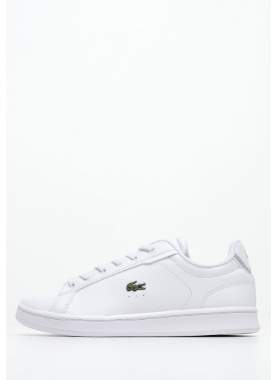 Kids Casual Shoes Crnb.Pro White ECOleather Lacoste