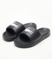 Men Flip Flops & Sandals Croco123 Black ECOleather Lacoste
