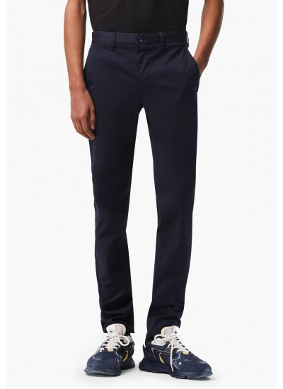 Men Pants HH2661 DarkBlue Cotton Lacoste