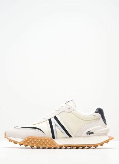 Γυναικεία Παπούτσια Casual Court.Zero Μπεζ Δέρμα Lacoste