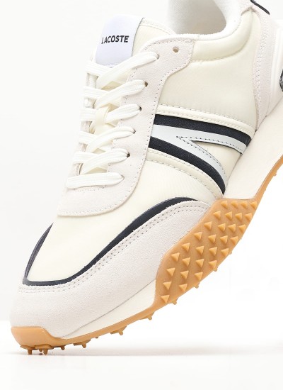 Γυναικεία Παπούτσια Casual Court.Zero Μπεζ Δέρμα Lacoste