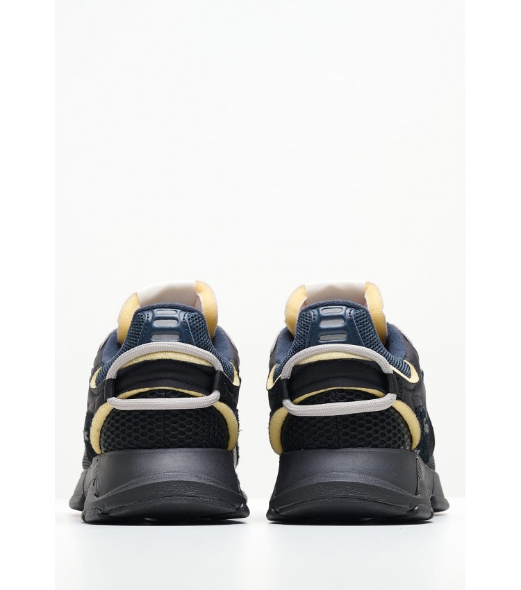 Ανδρικά Παπούτσια Casual L003.Bl Μαύρο Ύφασμα Lacoste