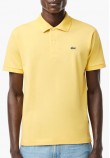 Men T-Shirts L1212 Yellow Cotton Lacoste