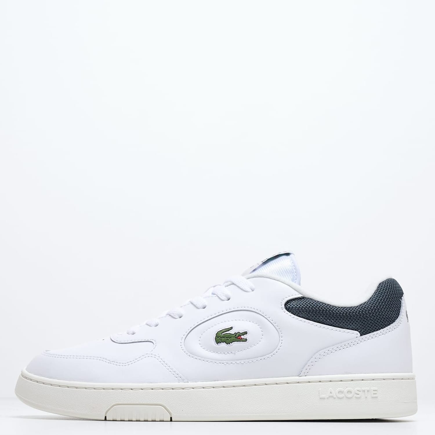 Ανδρικά Παπούτσια Casual Lineset.W Άσπρο Δέρμα Lacoste