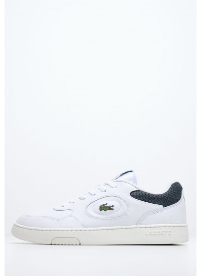 Men Casual Shoes Lineset.W White Leather Lacoste