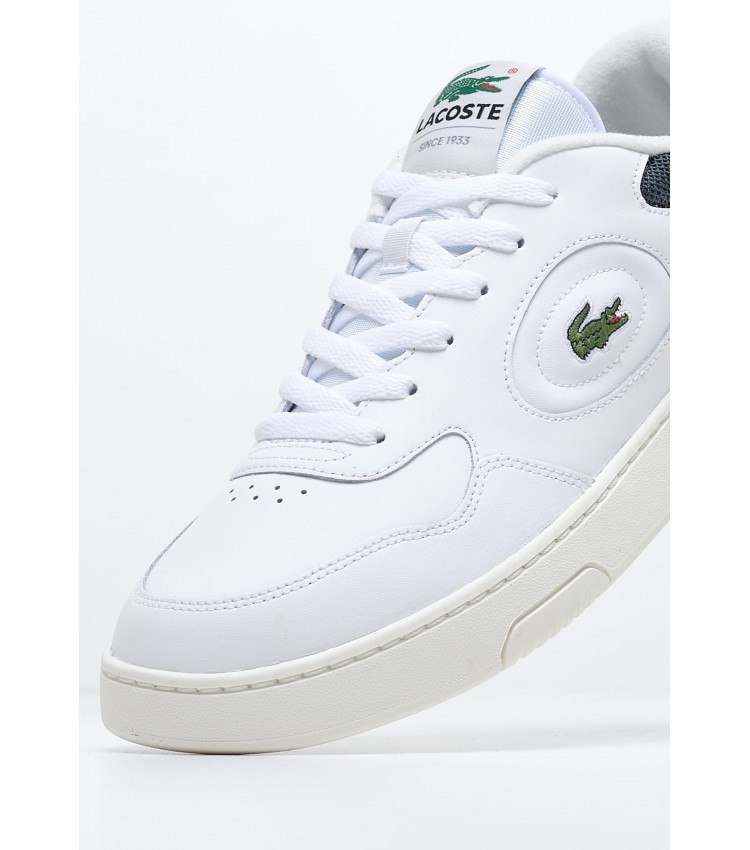 Men Casual Shoes Lineset.W White Leather Lacoste