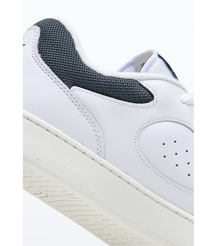 Men Casual Shoes Lineset.W White Leather Lacoste