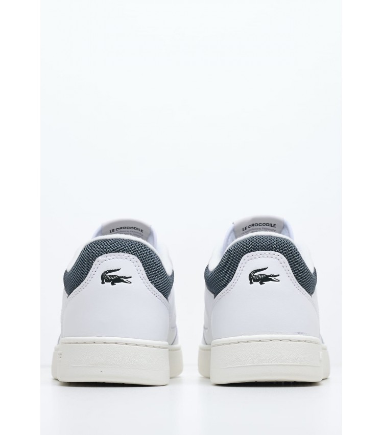 Men Casual Shoes Lineset.W White Leather Lacoste