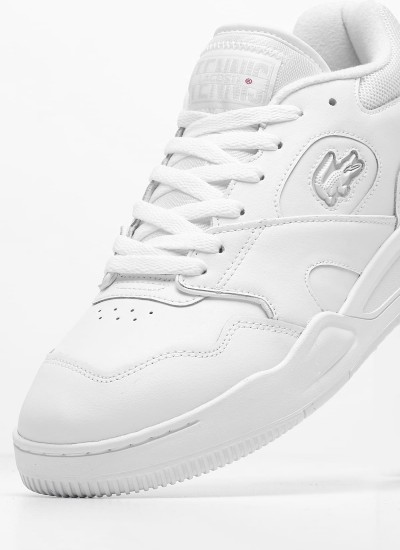 Ανδρικά Παπούτσια Casual L001.7Sma Μαύρο Δέρμα Lacoste