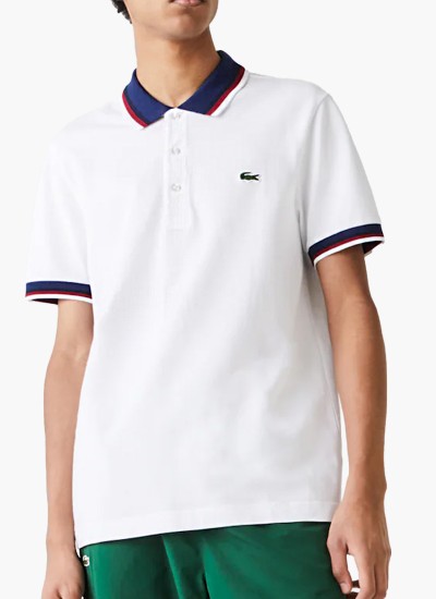 Ανδρικά Παπούτσια Casual L001.7Sma Μαύρο Δέρμα Lacoste