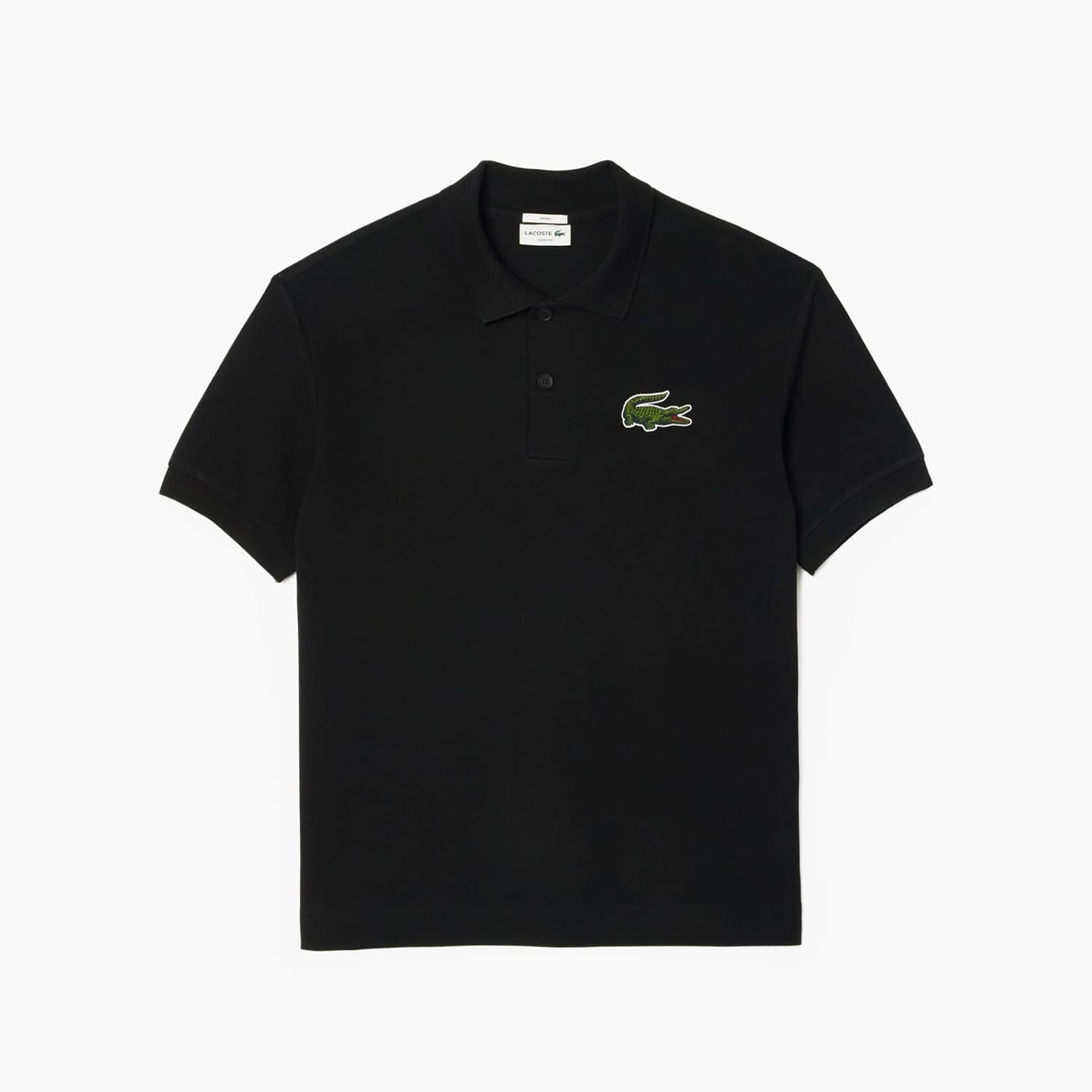 Ανδρικές Μπλούζες PH3922 Μαύρο Βαμβάκι Lacoste