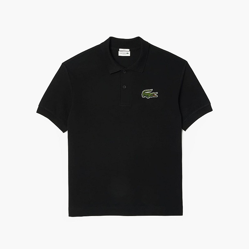 Ανδρικές Μπλούζες PH3922 Μαύρο Βαμβάκι Lacoste