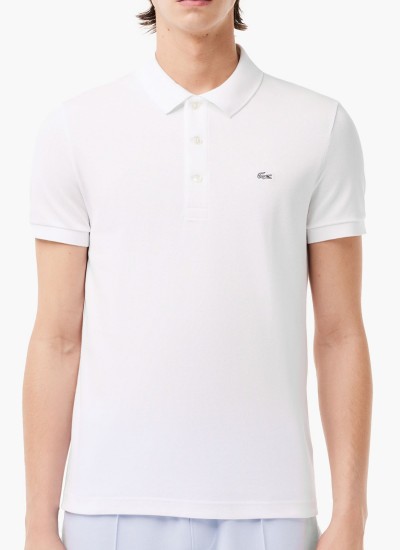 Men T-Shirts L1212.S Beige Cotton Lacoste