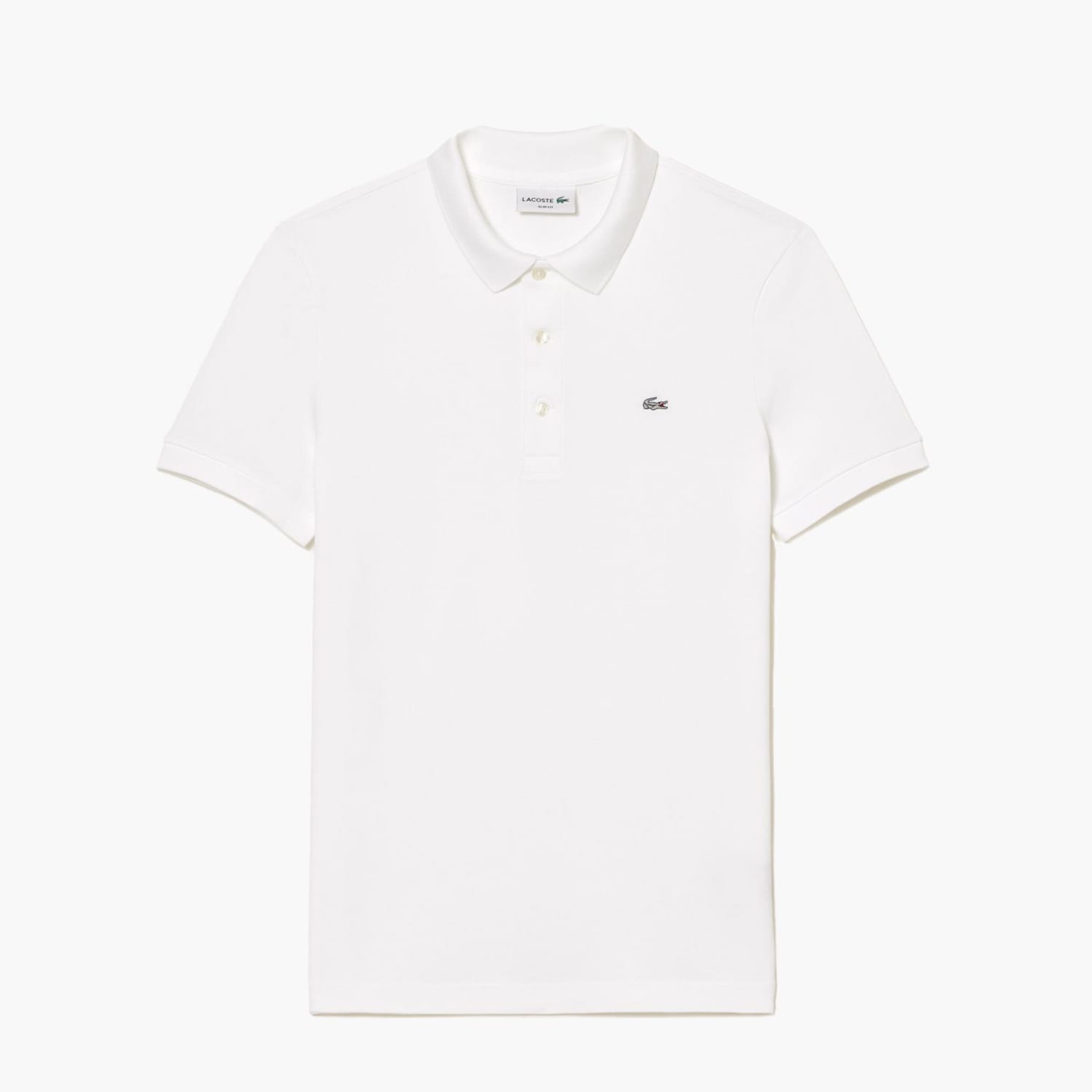 Ανδρικές Μπλούζες PH4014 Άσπρο Βαμβάκι Lacoste