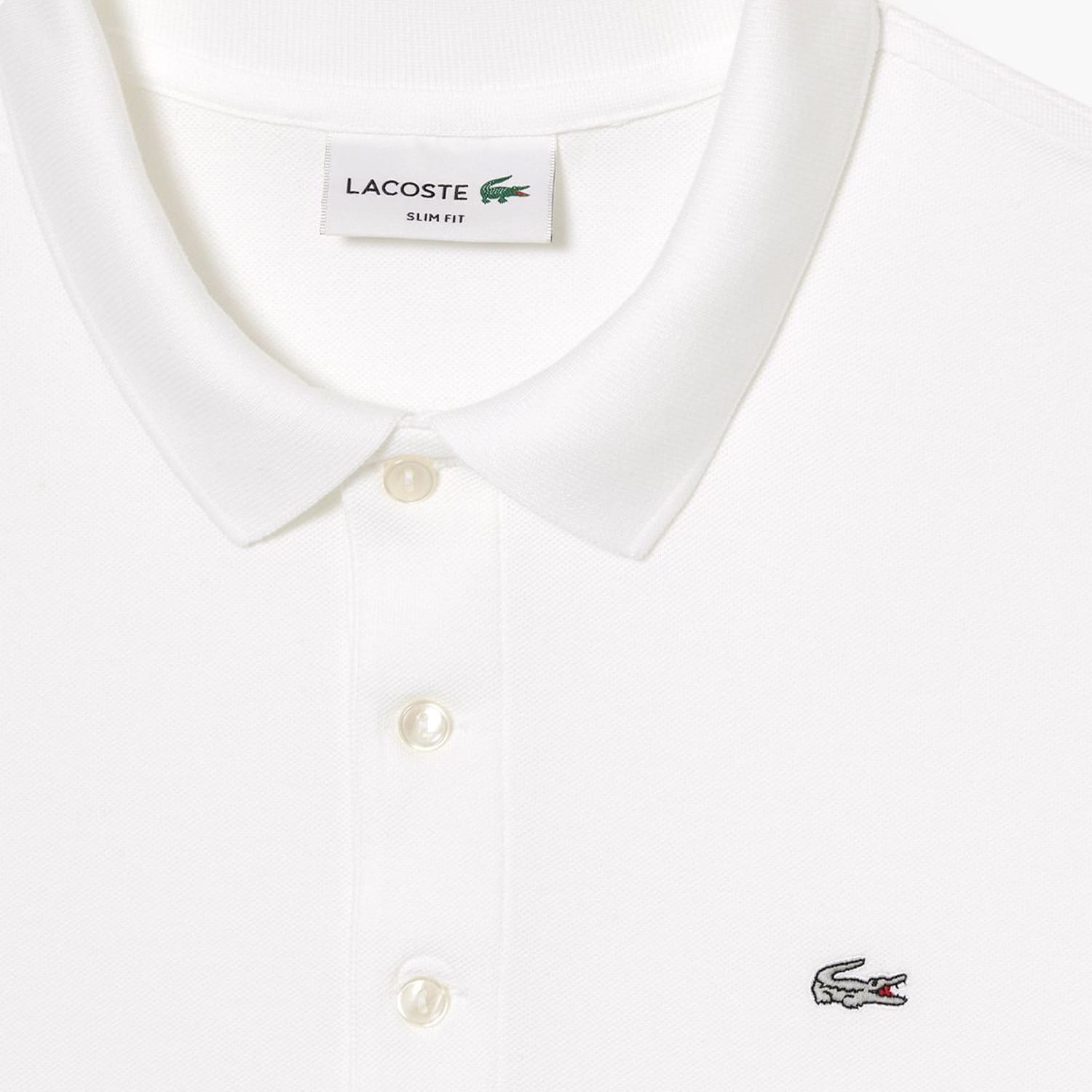Ανδρικές Μπλούζες PH4014 Άσπρο Βαμβάκι Lacoste Ανδρικές Μπλούζες PH4014 Άσπρο Βαμβάκι Lacoste