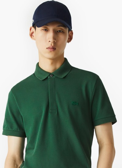 Ανδρικά Παπούτσια Casual L001.7Sma Μαύρο Δέρμα Lacoste