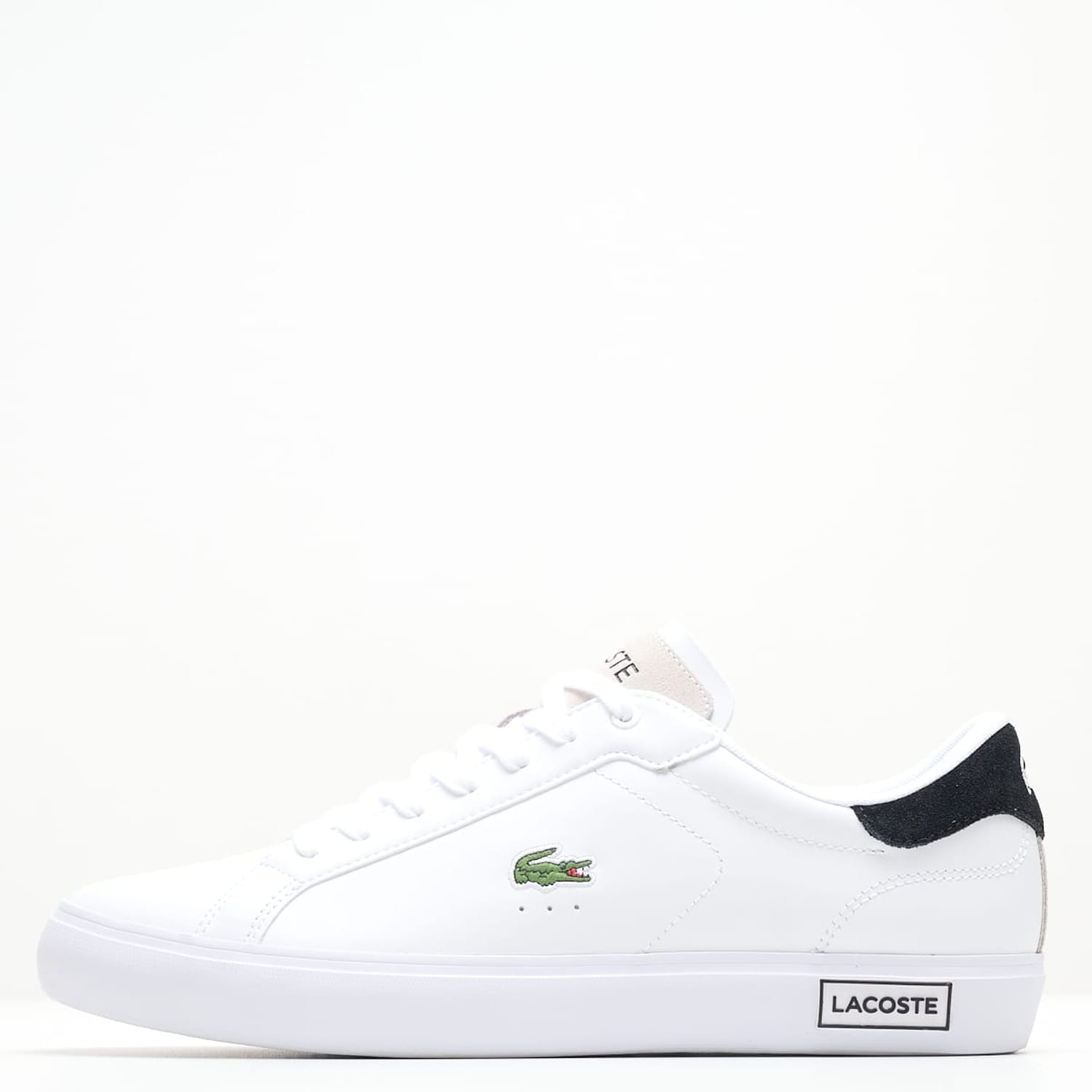 Ανδρικά Παπούτσια Casual Powercourt.124 Άσπρο Δέρμα Lacoste