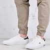 Ανδρικά Παπούτσια Casual Powercourt.124 Άσπρο Δέρμα Lacoste Ανδρικά Παπούτσια Casual Powercourt.124 Άσπρο Δέρμα Lacoste