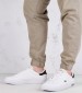 Men Casual Shoes Powercourt.124 White Leather Lacoste