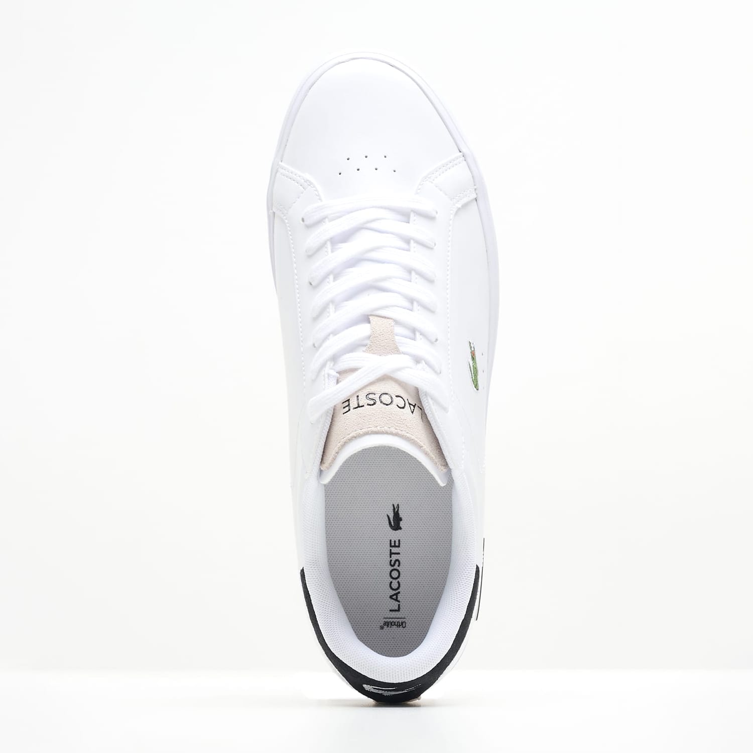 Ανδρικά Παπούτσια Casual Powercourt.124 Άσπρο Δέρμα Lacoste Ανδρικά Παπούτσια Casual Powercourt.124 Άσπρο Δέρμα Lacoste