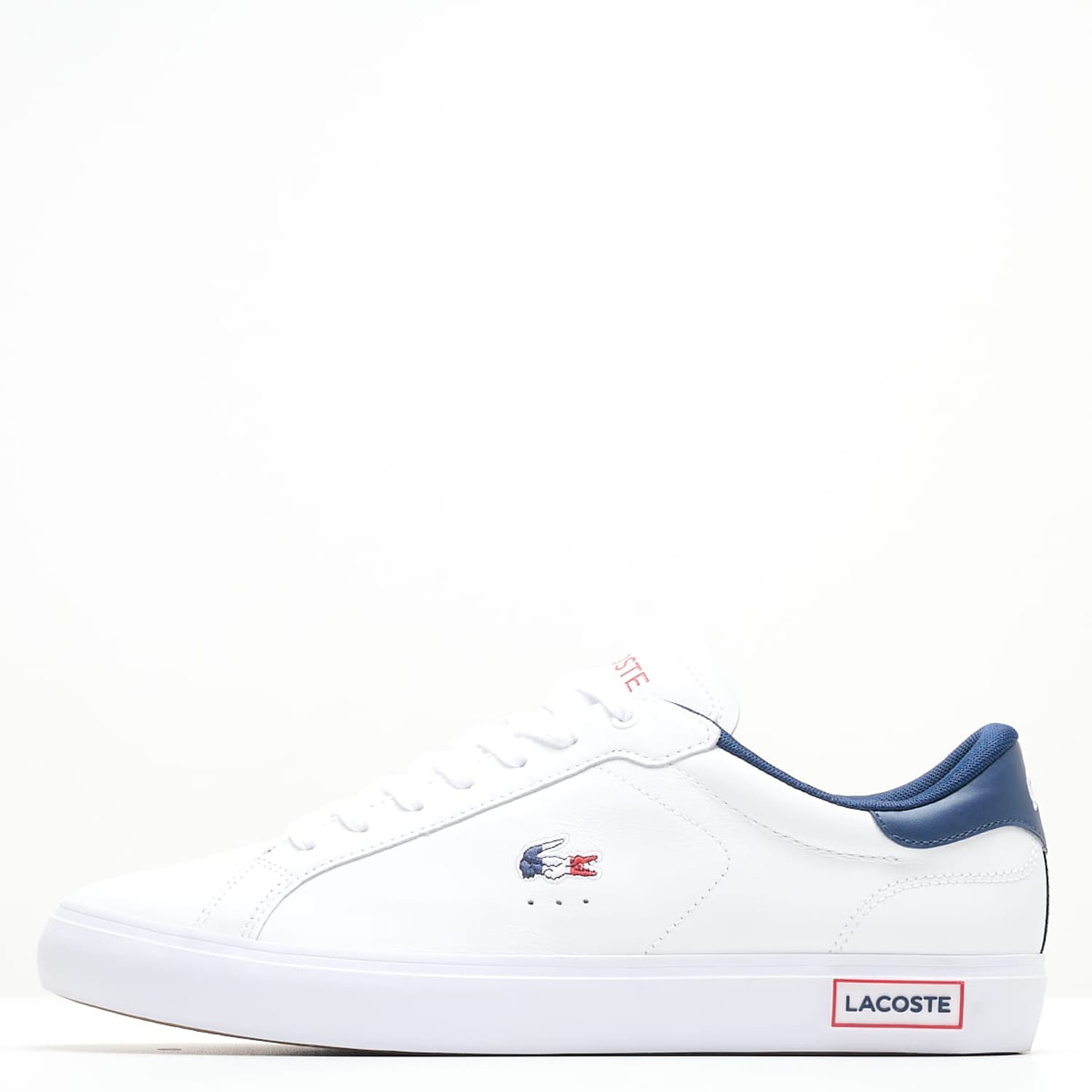 Ανδρικά Παπούτσια Casual Powercourt.Tri22 Άσπρο Δέρμα Lacoste