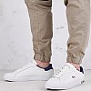 Ανδρικά Παπούτσια Casual Powercourt.Tri22 Άσπρο Δέρμα Lacoste Ανδρικά Παπούτσια Casual Powercourt.Tri22 Άσπρο Δέρμα Lacoste